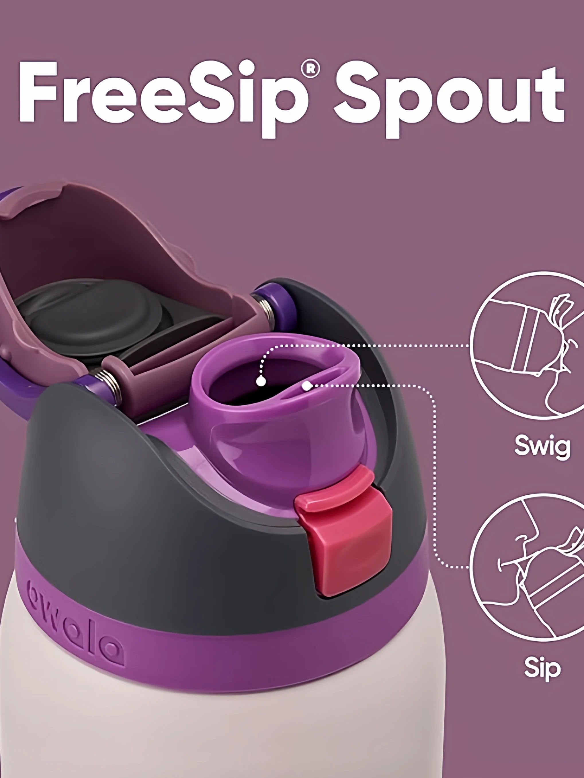 Freesip Large Steel Hydration Bottle